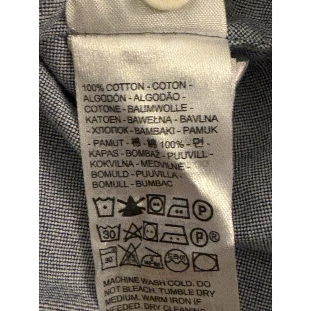 Levi's Classic 1 Pocket Chambray Shirt Men's Size Large Blue Long Sleeve Button
